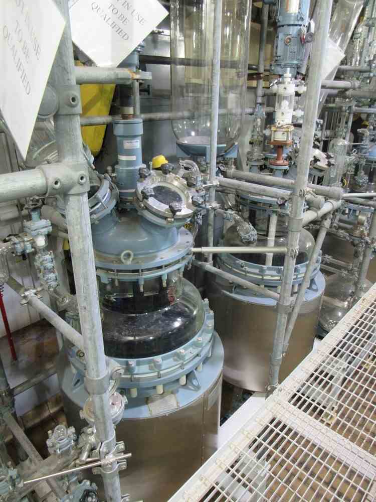 261 Gallon Buchi Glass Lined Reactor System
