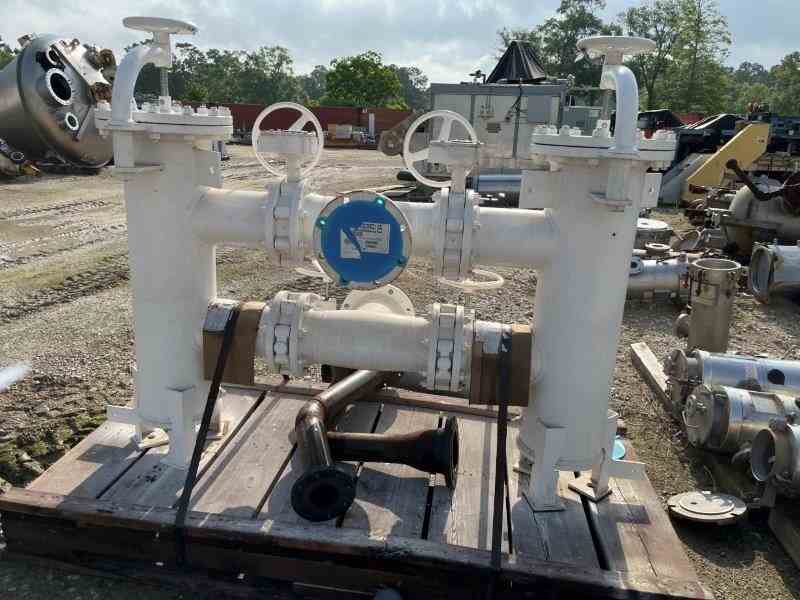 Skid Mounted Carbon Steel Duplex Strainer Filter System - Hayward Industries