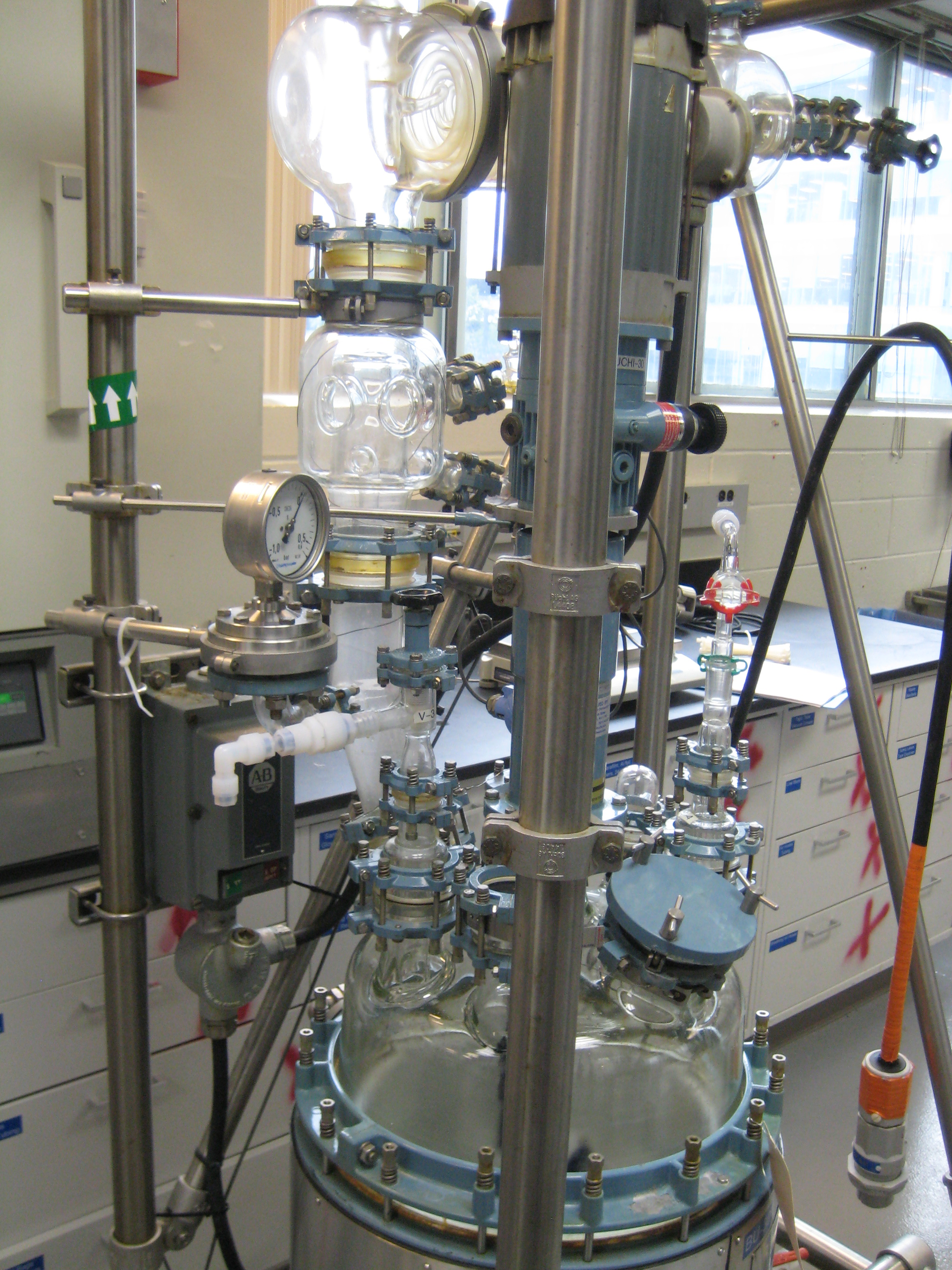 30 Gal Buchi Glass Lined Reactor 6729 New Used and Surplus