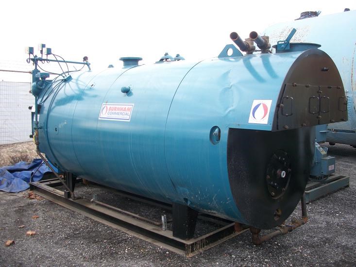 6900 LBS/HR Burnham Firetube Boiler 8376 New Used and Surplus