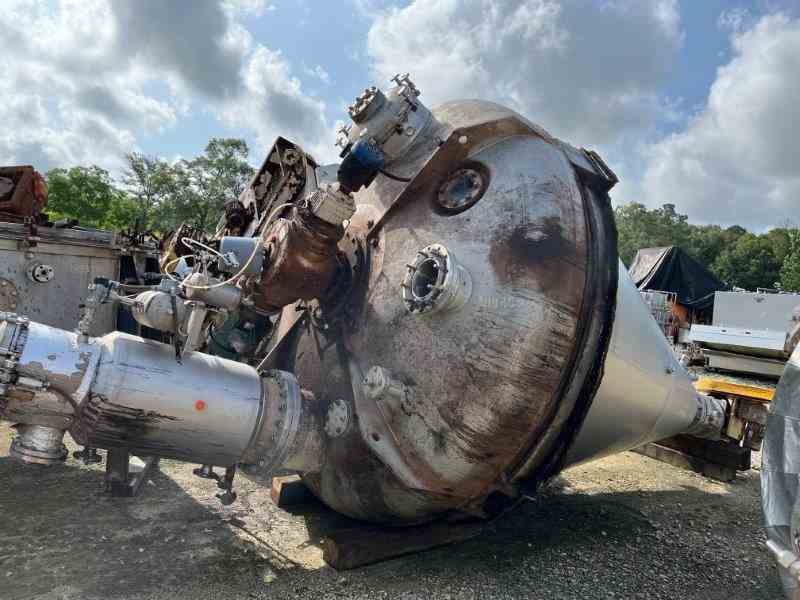 600 Liters Jaygo 304L Stainless Steel Vacuum Cone Dryer