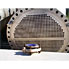 3220 Sq Ft Missouri Boiler & Tank Stainless Steel Shell & Tube Heat Exchanger