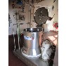 40" Dia Rousselet/Robatel Hastelloy Basket Centrifuge