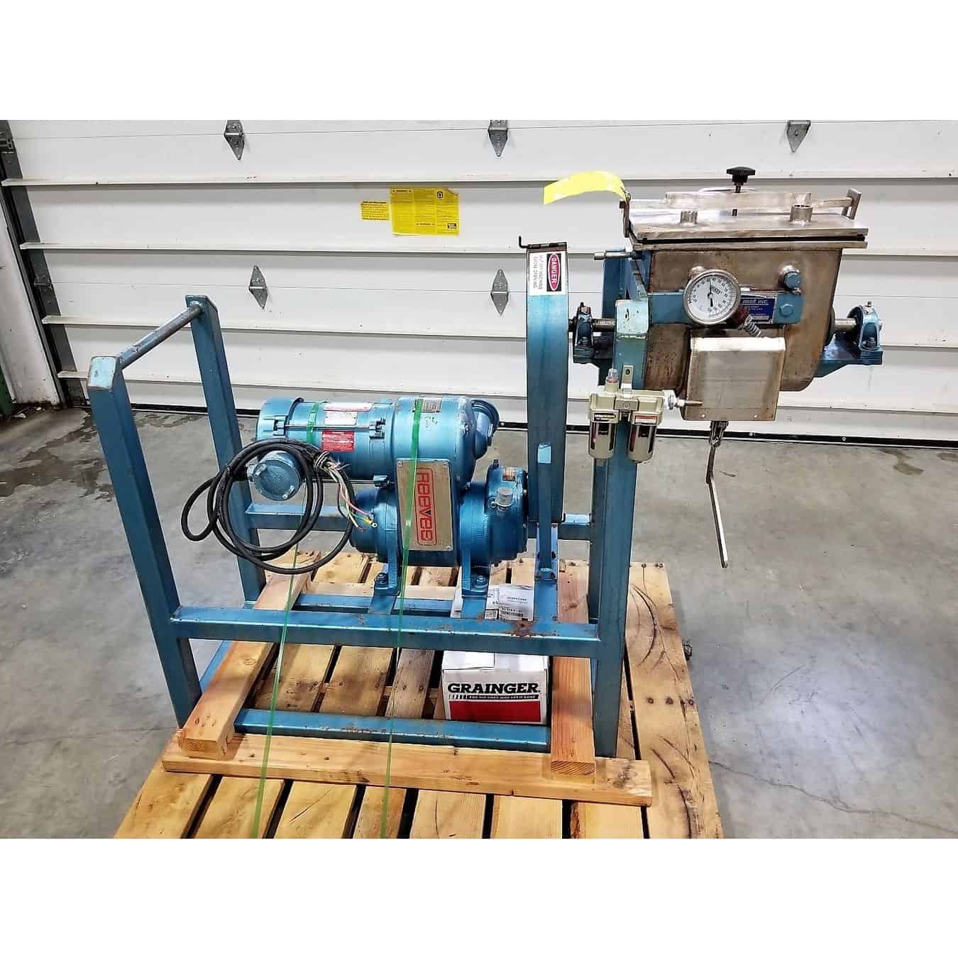 0.15 Cu Ft Paul Abbe SS Lab Ribbon Blender 13834 New Used and