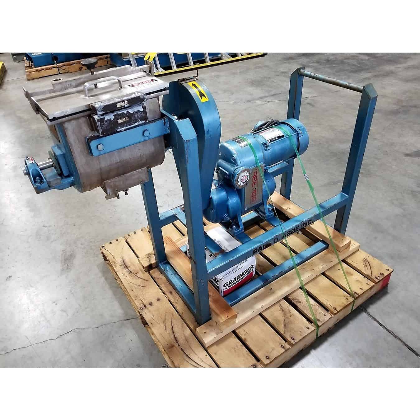 0.15 Cu Ft Paul Abbe SS Lab Ribbon Blender 13834 New Used and Surplus Equipment Phoenix