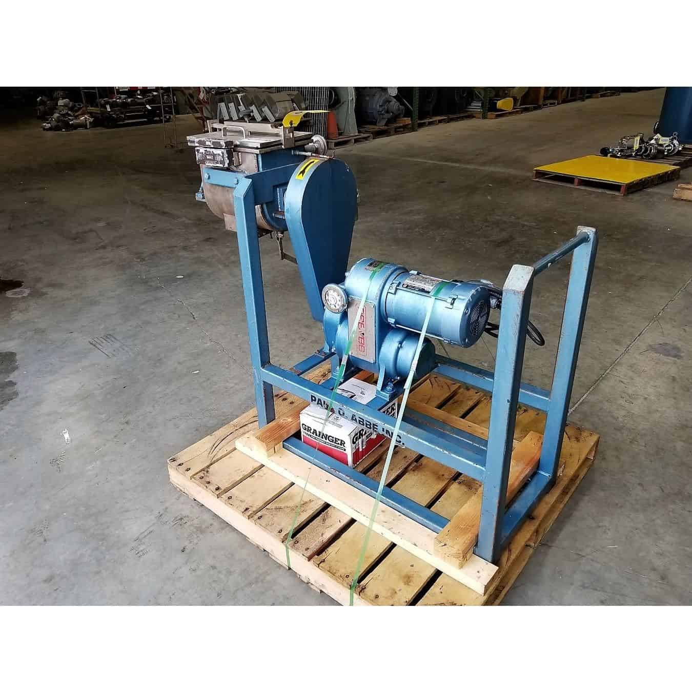 0.15 Cu Ft Paul Abbe SS Lab Ribbon Blender 13834 New Used and Surplus Equipment Phoenix