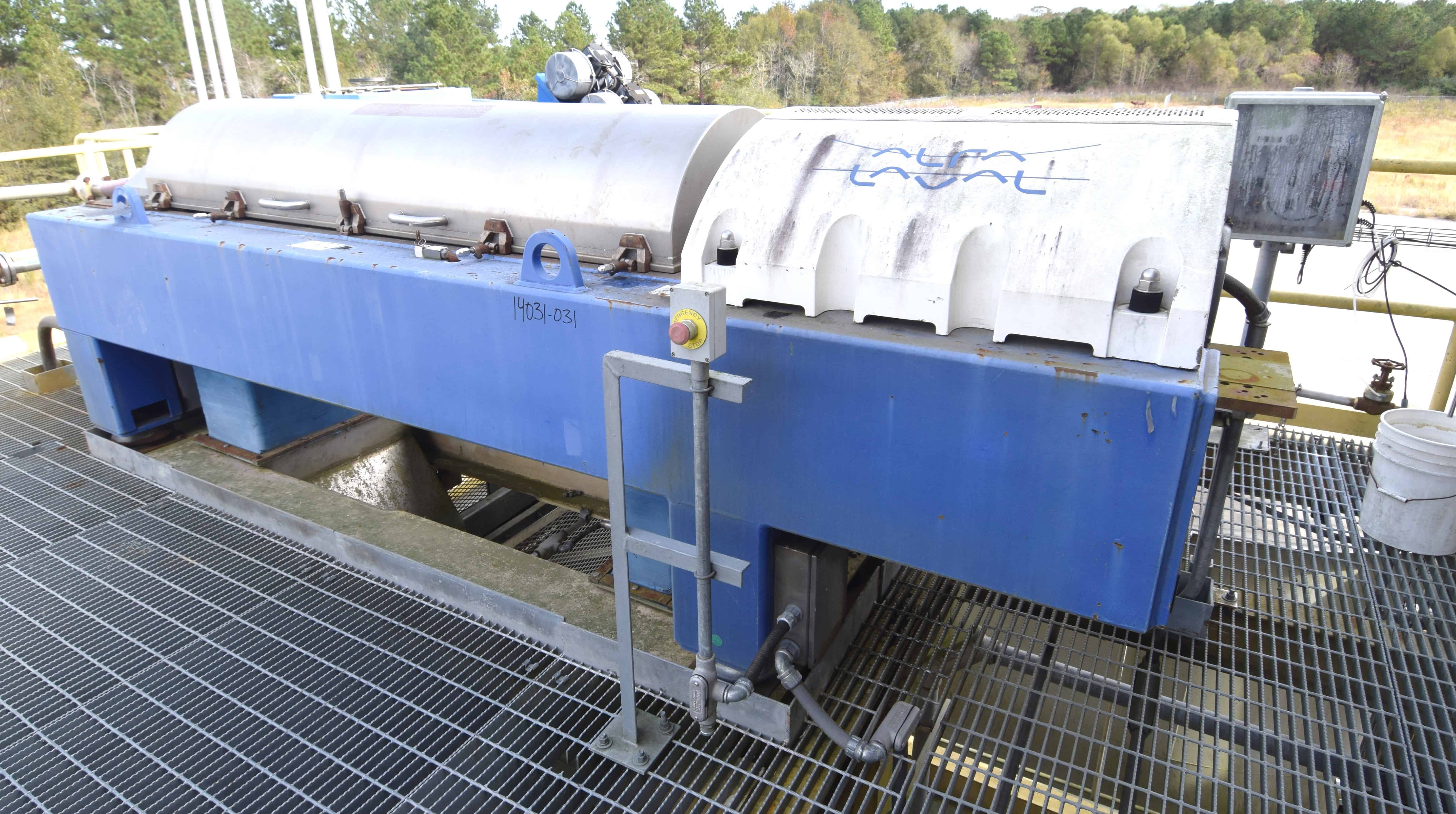 19" Dia Alfa Laval SG2500 SS Decanter Centrifuge 14031 New Used