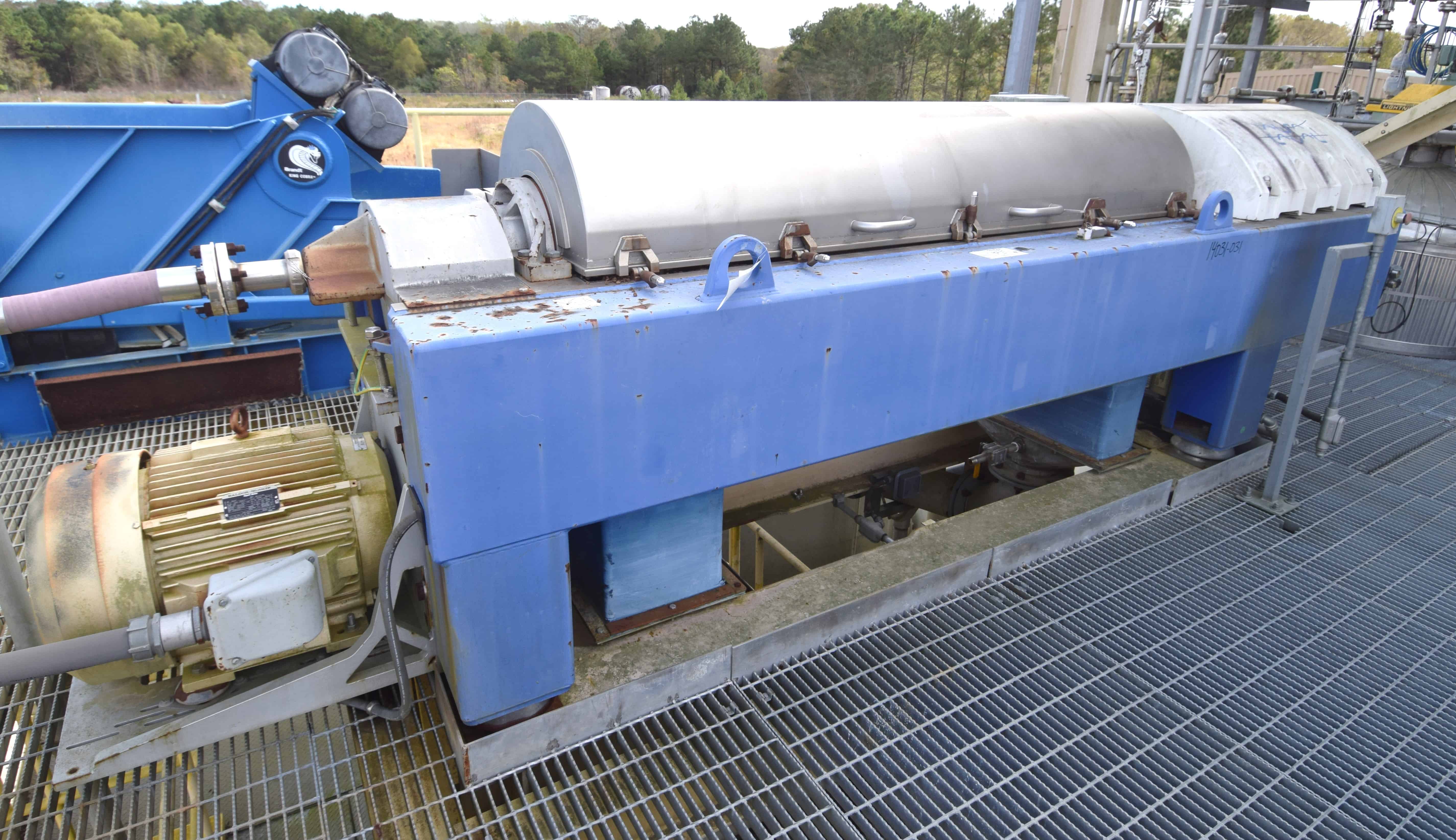 19" Dia Alfa Laval SG2500 SS Decanter Centrifuge 14031 New Used