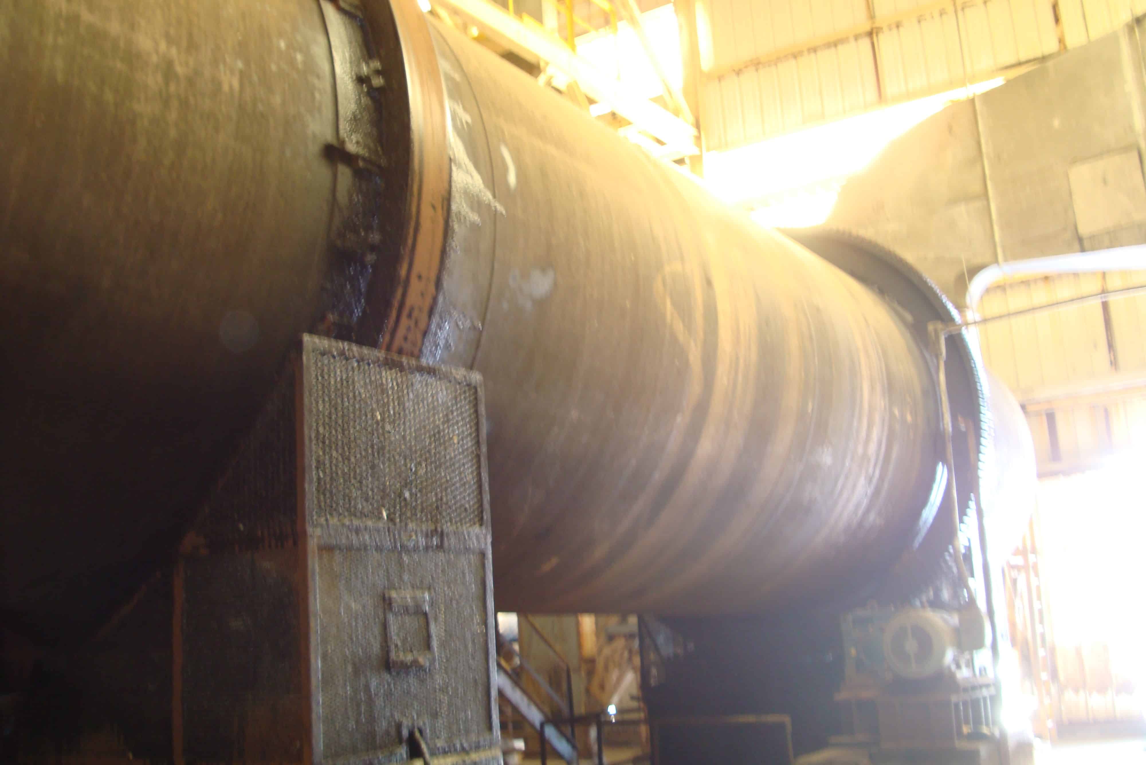 10 " Dia Standard Steel Corporation Rotary Steam Tube Dryer 13643