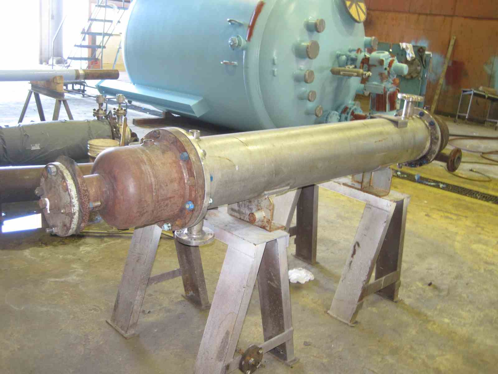 100 Sq Ft Cannon Boiler Works Stainless Steel Shell & Tube Heat