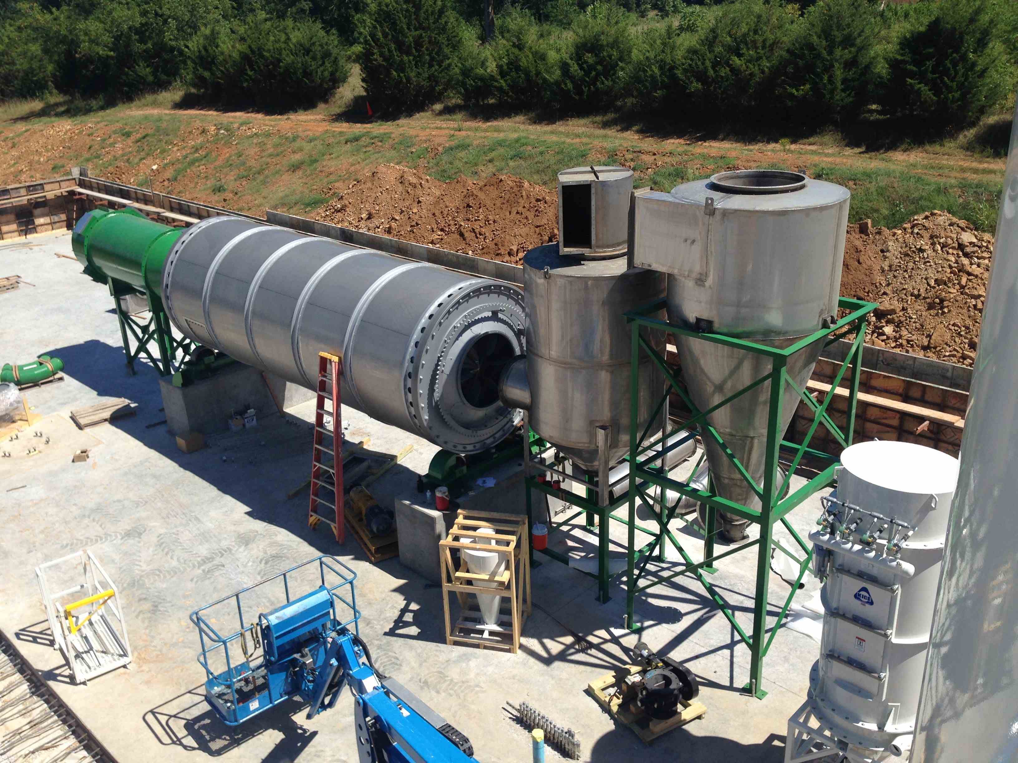 104.5 " Dia Direct Fire Rotary Dryer 14547 New Used and Surplus