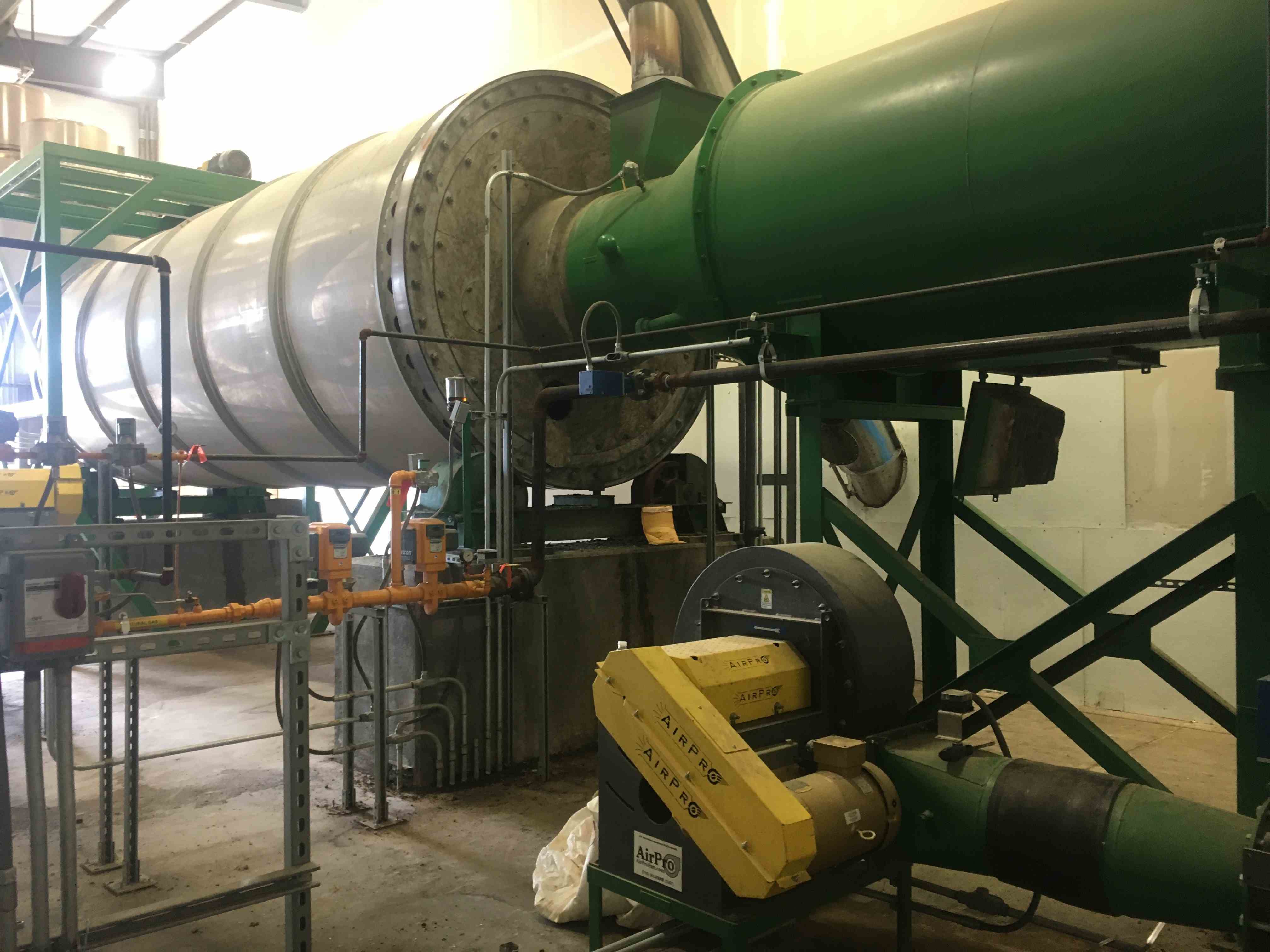 104.5 " Dia Direct Fire Rotary Dryer 14547 New Used and Surplus