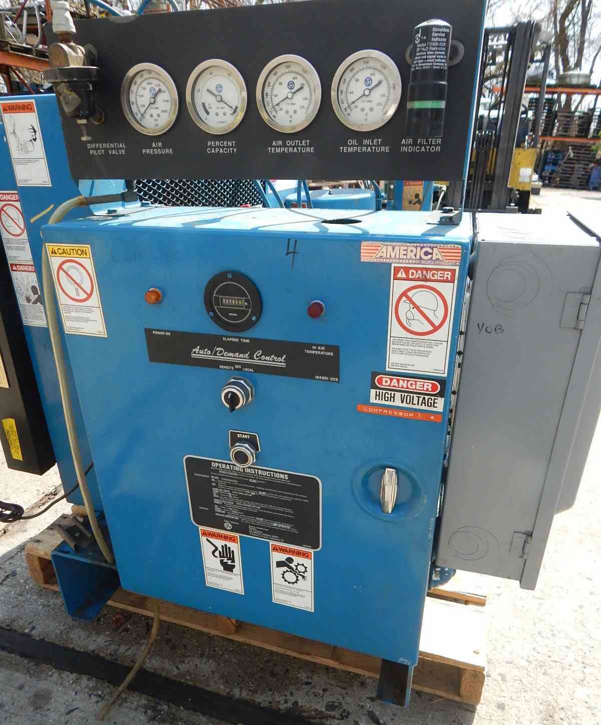 110 CFM Quincy Rotary Screw Compressor | 14559 | New Used and