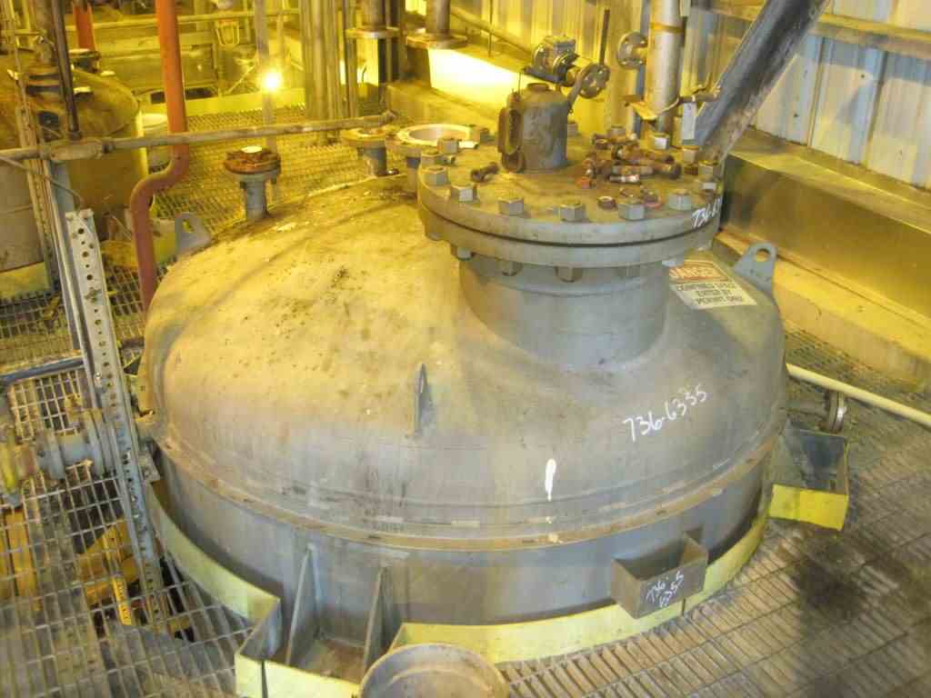 1160 Gal Industrial Piping Stainless Steel Pressure Vessel 6355 New
