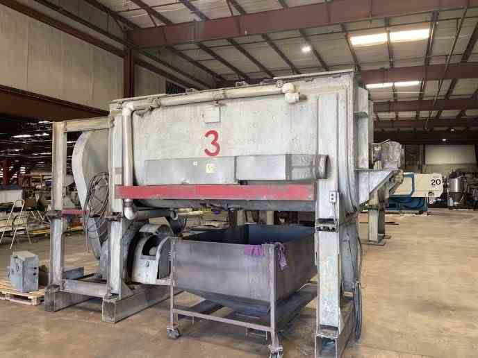 120 Cu Ft Carter Day Stainless Steel Ribbon Blender 19777 New Used and Surplus Equipment