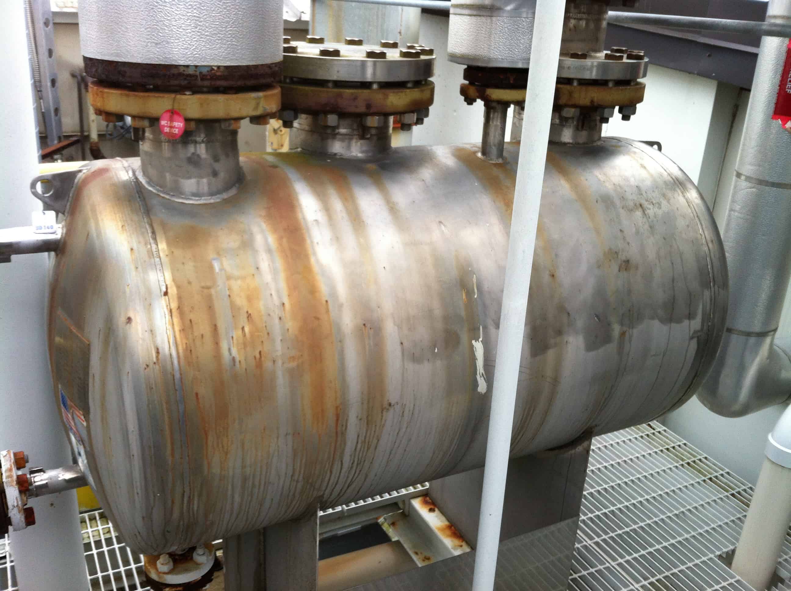 170 Gal Precision Stainless Inc Stainless Steel Tank 7359 New Used