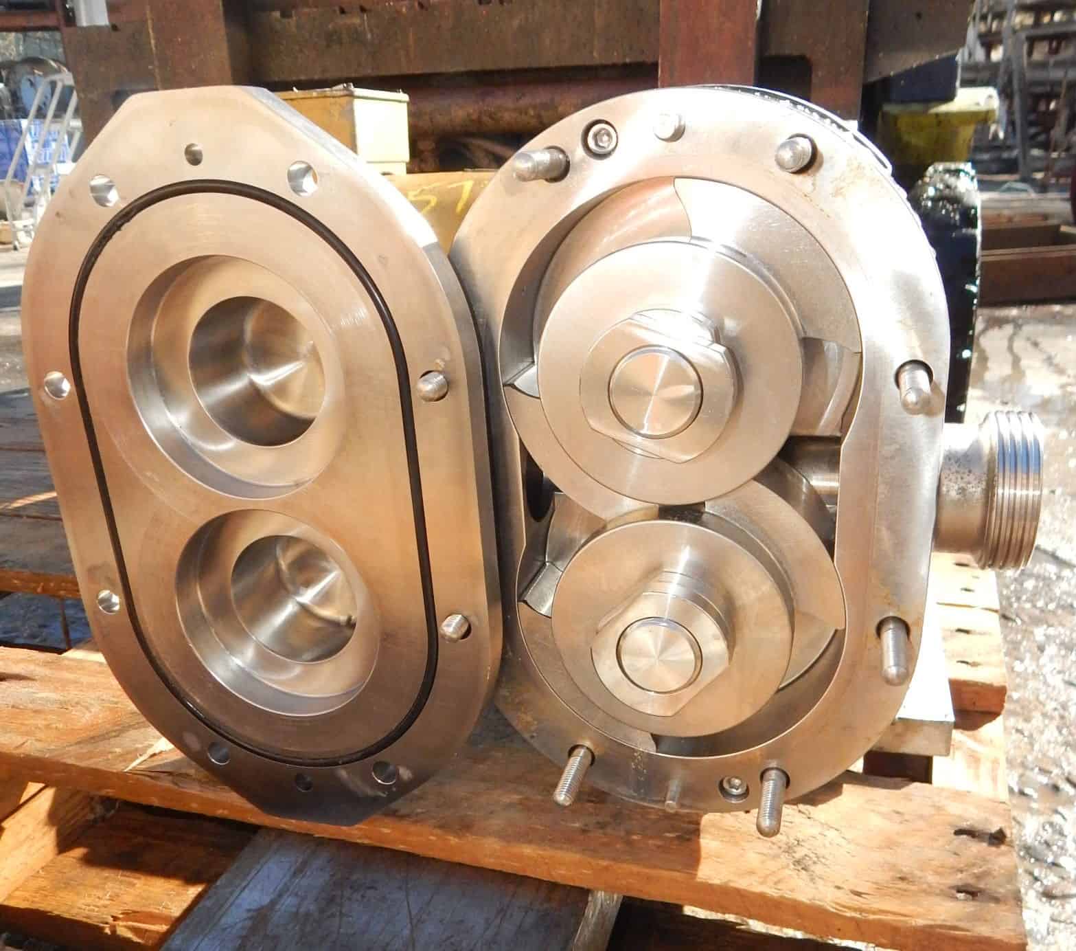 2 HP Waukesha SS Positive Displacement Pump 13091 New Used and