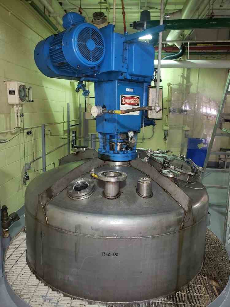 2000 Gal CE Howard Stainless Steel Reactor 19943 New Used and