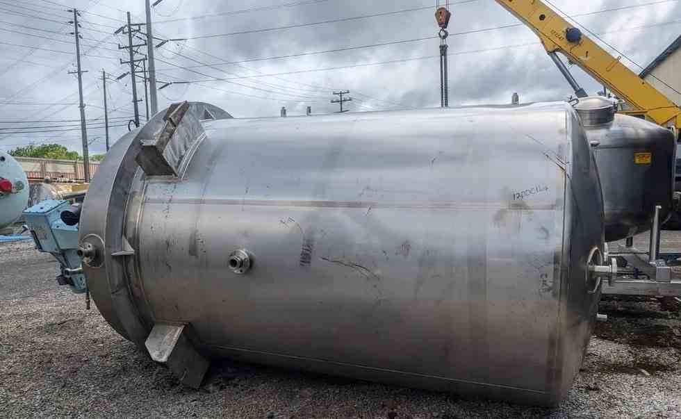 2000 Gal 316L Stainless Steel Reactor | 21657 | New Used and Surplus ...