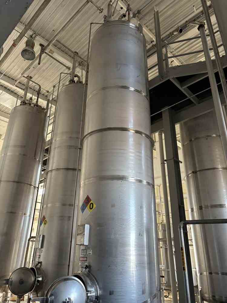 2000 Gal Stainless Tank, Inc 304 Stainless Steel Pressure Vessel
