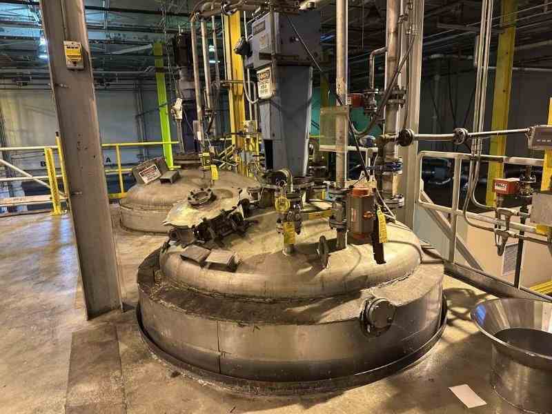 2000 Gal Whiting Metals Stainless Steel Reactor
