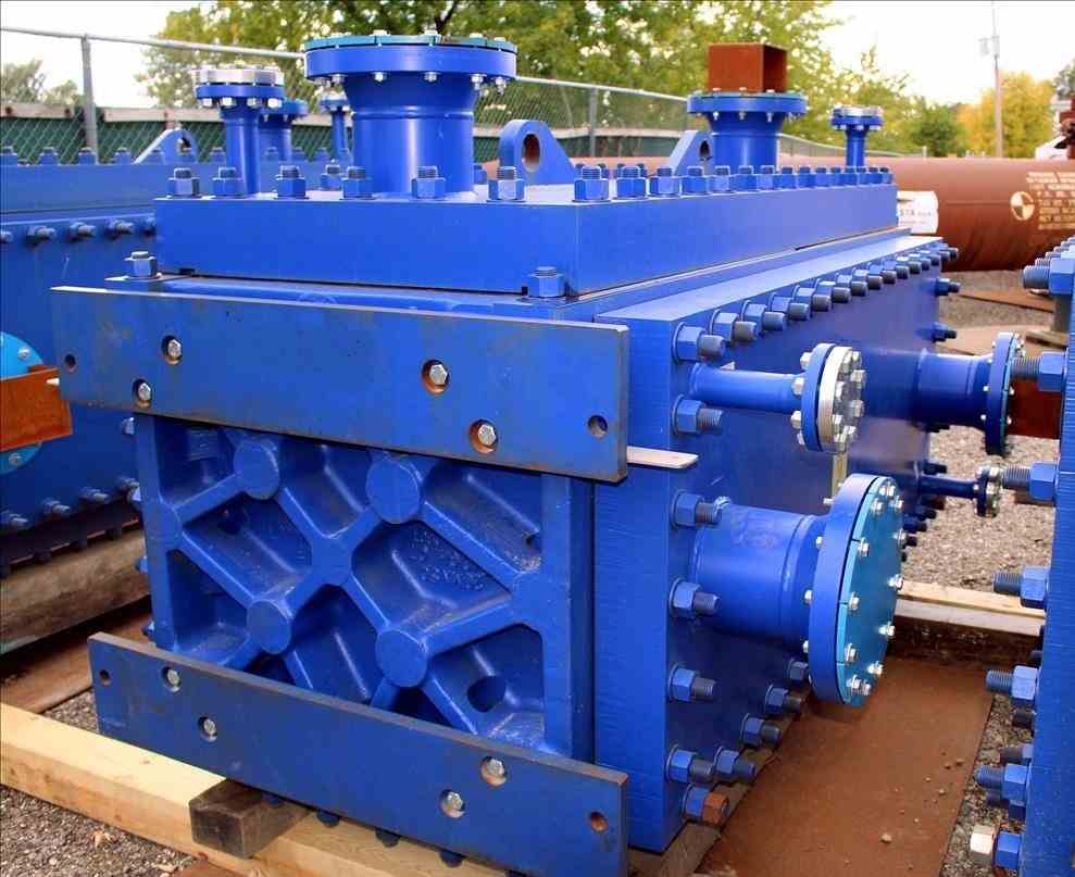 2407.3 Sq Ft Alfa Laval 316L Block Type Heat Exchanger 11598 New