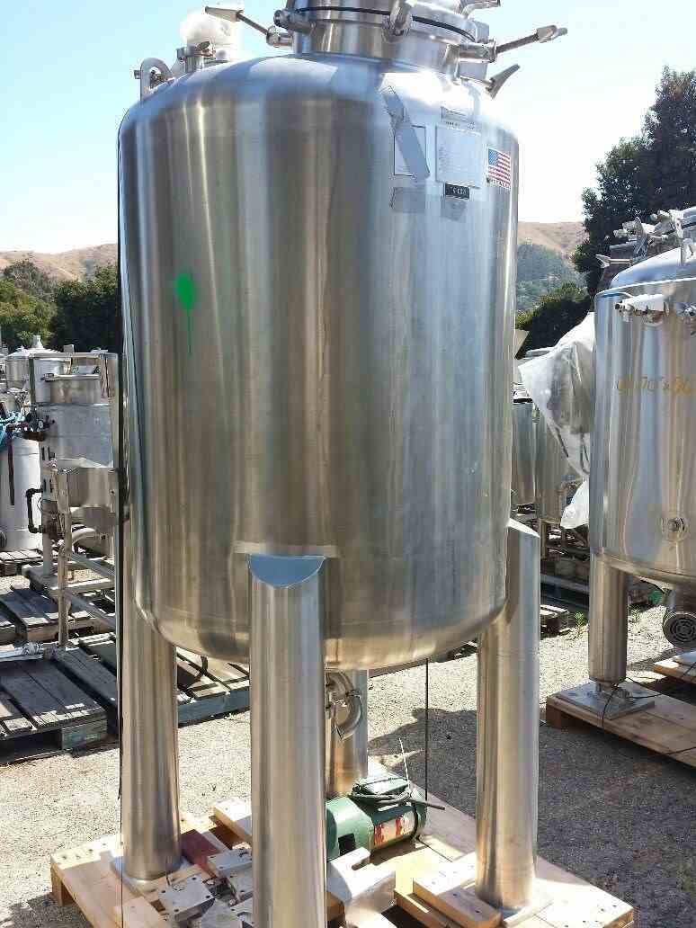 250 Gal Precision Stainless Inc Stainless Steel Reactor 15667 New