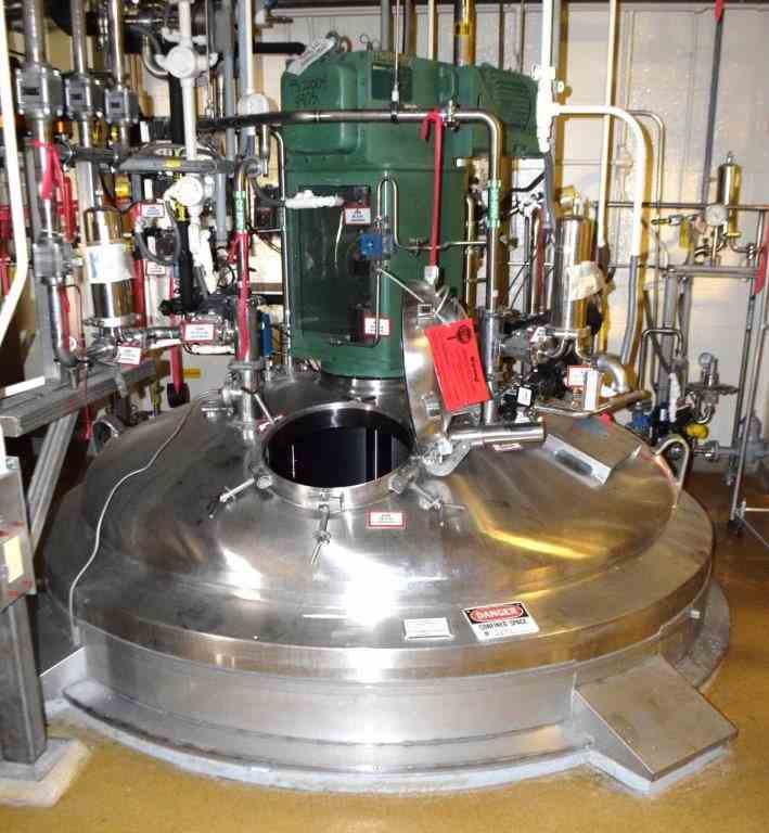 2641 Gal DCI Stainless Steel Reactor 14904 New Used and Surplus