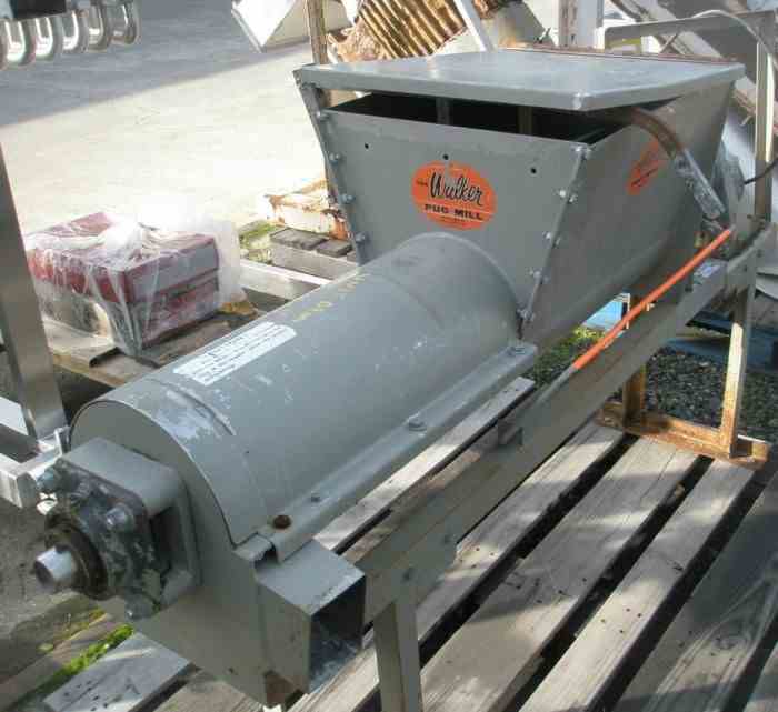 28 Cu Ft Walker Pug Mill 12437 New Used and Surplus Equipment