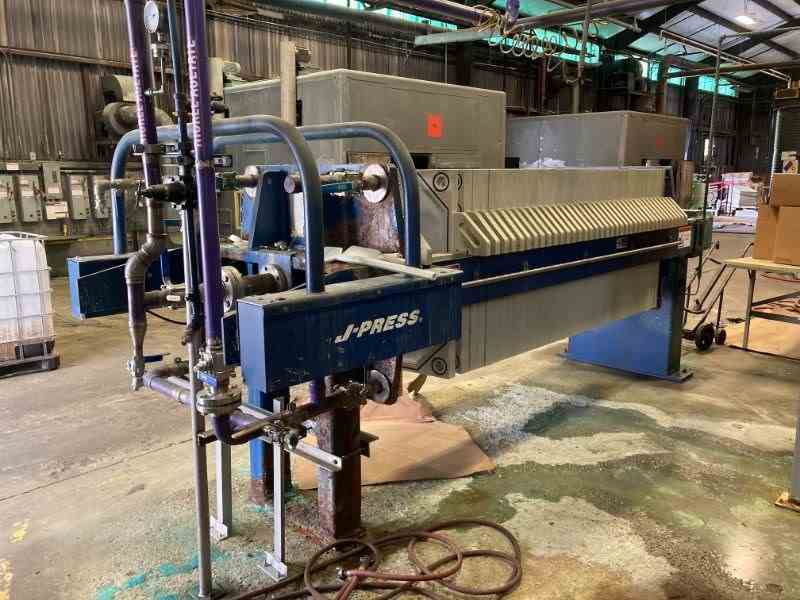 30 Sq Ft JWI Plate & Frame Filter Press 17871 New Used and Surplus