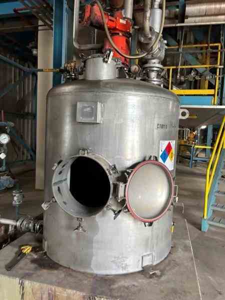 323 Gal Bendel Stainless Steel Pressure Vessel