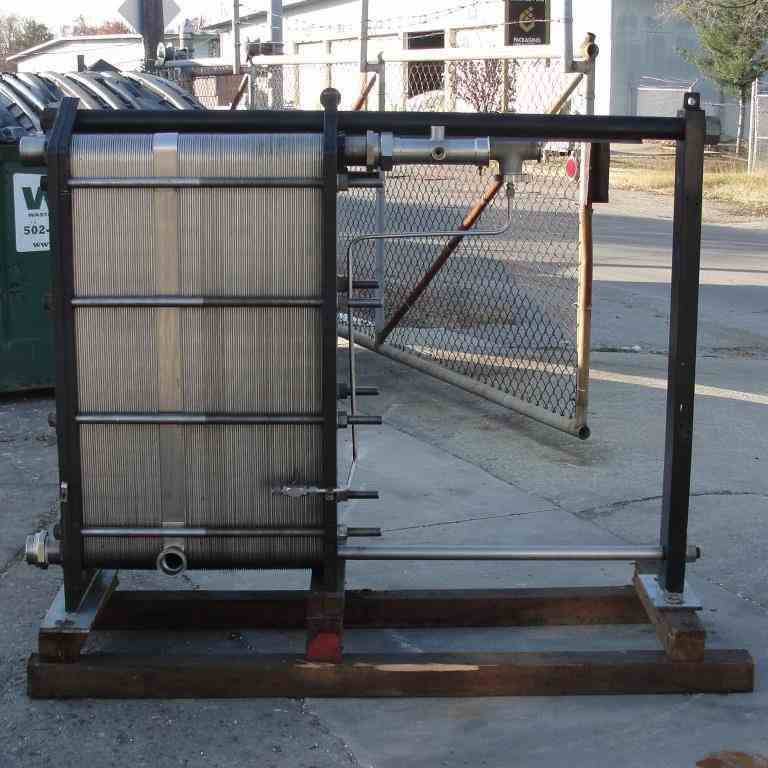 350 Sq Ft APV Stainless Steel Plate Heat Exchanger 12966 New Used and Surplus Equipment