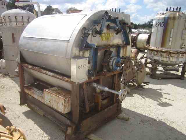 37.7 Sq Ft Filtration Engineering Rotary Vacuum Filter