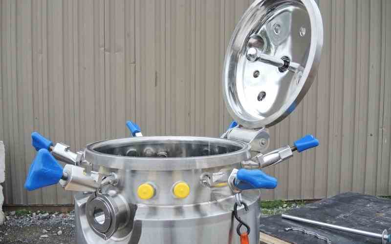 40 Gal Precision Stainless Inc 316LSS Pressure Vessel 14850 New