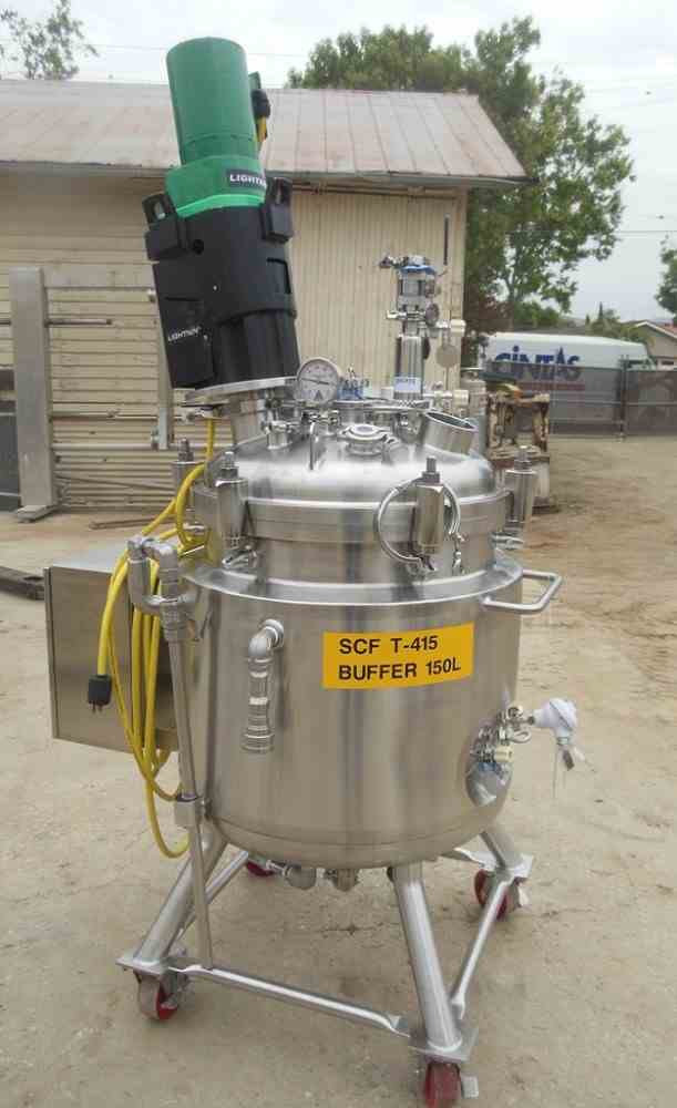 40 Gal Precision Stainless Inc Stainless Steel Reactor 15993 New