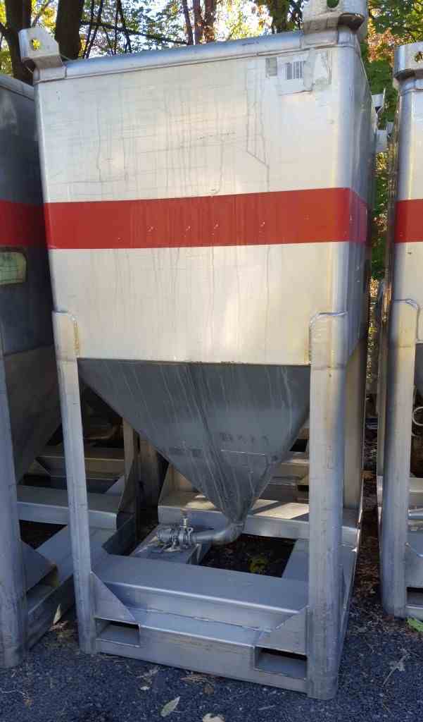 425 Gal 316LSS Hoover Liquitote Tote Bin 12843 New Used and Surplus Equipment Phoenix