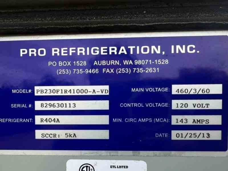 Ton Pro Refrigeration Inc. Chiller 21030 New Used and Surplus
