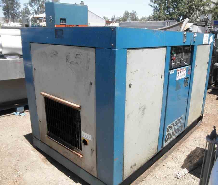 500 CFM Quincy Rotary Screw Compressor 14886 New Used and Surplus