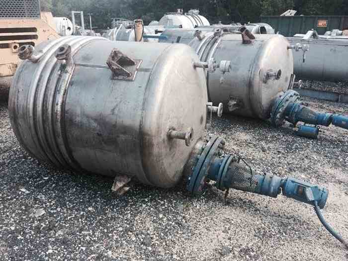 500 Gal Nolte Stainless Steel Reactor