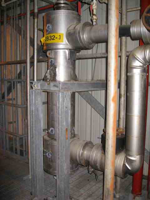56 Sq Ft Allyn American Stainless Steel Shell & Tube Heat Exchanger ...