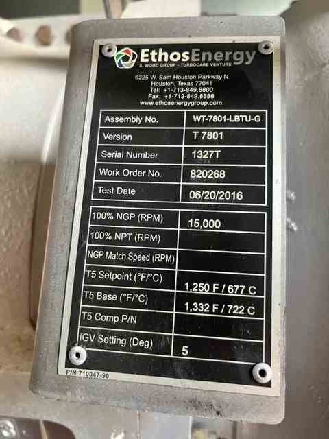 60’s70’s GENERAL ELECTRICUSA製　動作確認済ビンテージ 5600 KW Solar Taurus 60 Gas Turbine Generator | 20957 | New Used