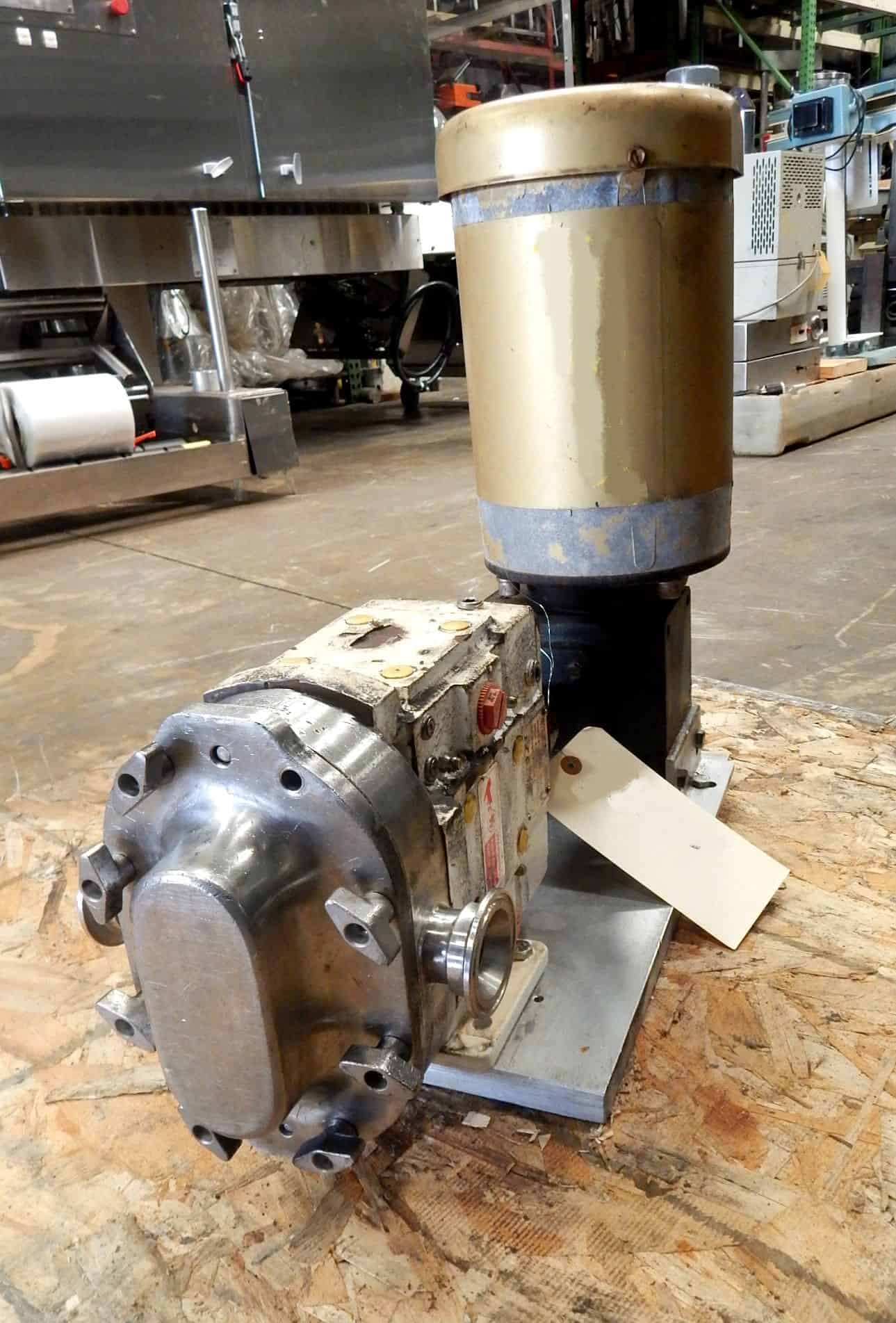 6 GPM Wright Flow Technologies 316-SS Positive Displacement Pump ...