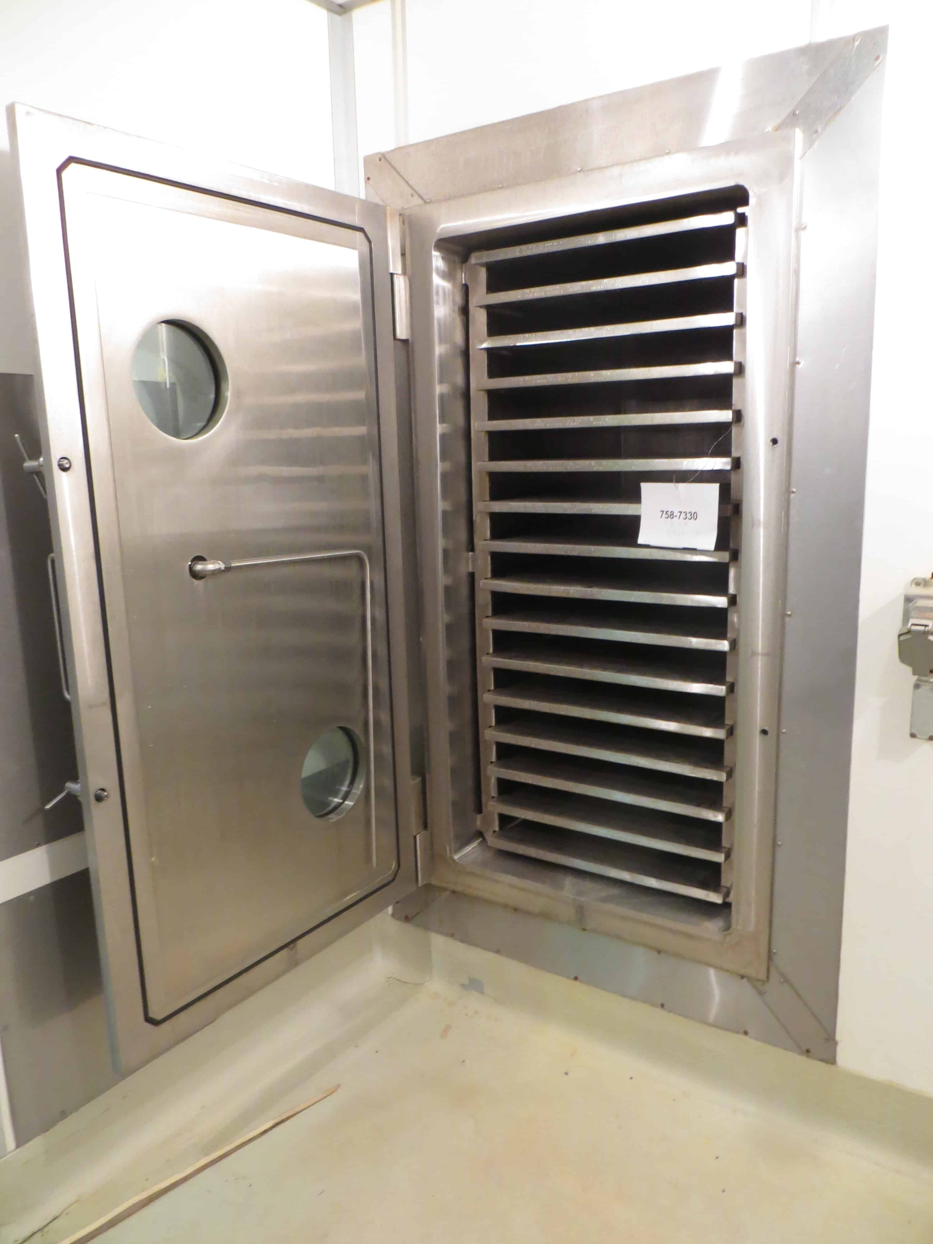 90 Sq Ft Stokes Stainless Steel Vacuum Shelf Dryer 7330 New Used and Surplus Equipment