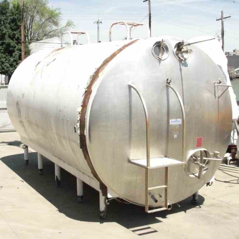 6000 Gal Dairy Craft Stainless Steel Tank 9112 New Used and Surplus