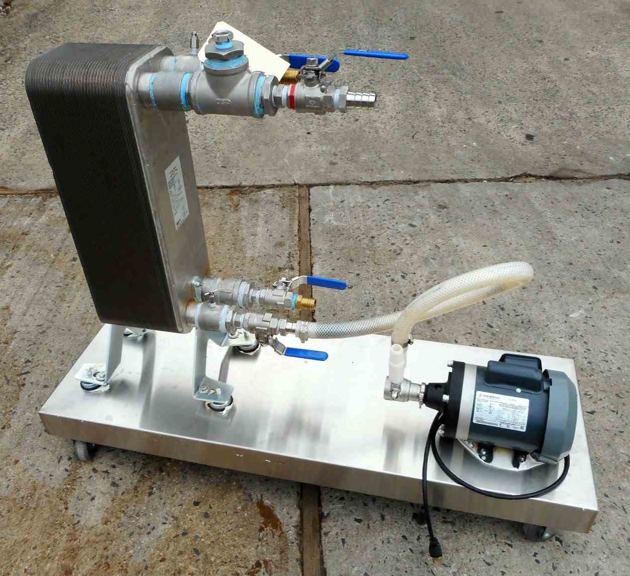 62.43 Sq Ft Alfa Laval Stainless Steel Plate Heat Exchanger 14561 New Used and Surplus