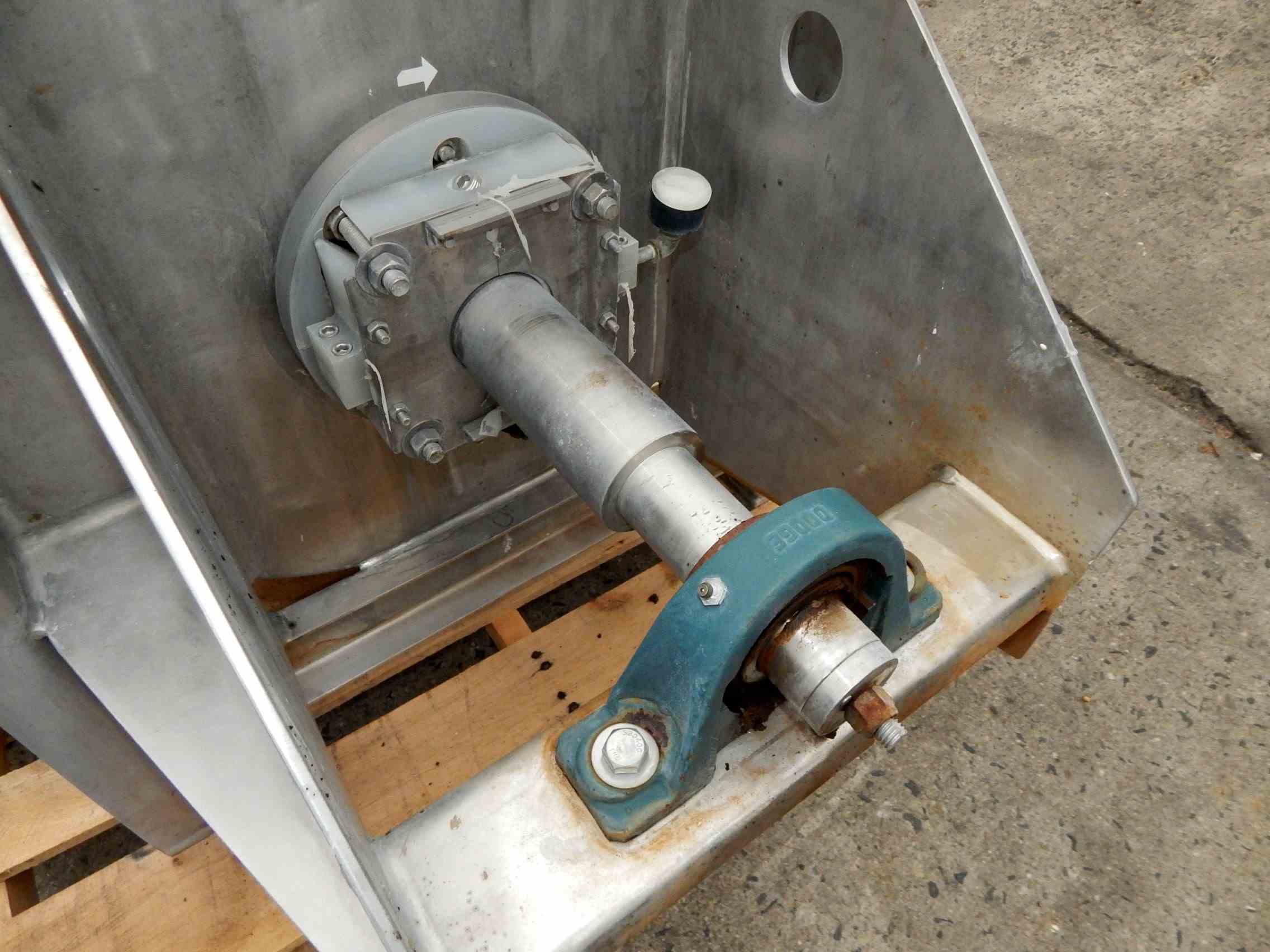 7 Cu Ft Aaron Process SS Ribbon Blender 15566 New Used and Surplus