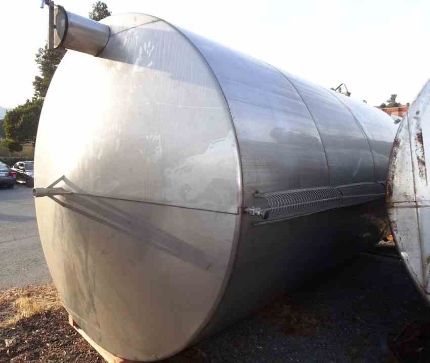 7600 Gal Santa Rosa Stainless Steel Tank 17003 New Used and Surplus