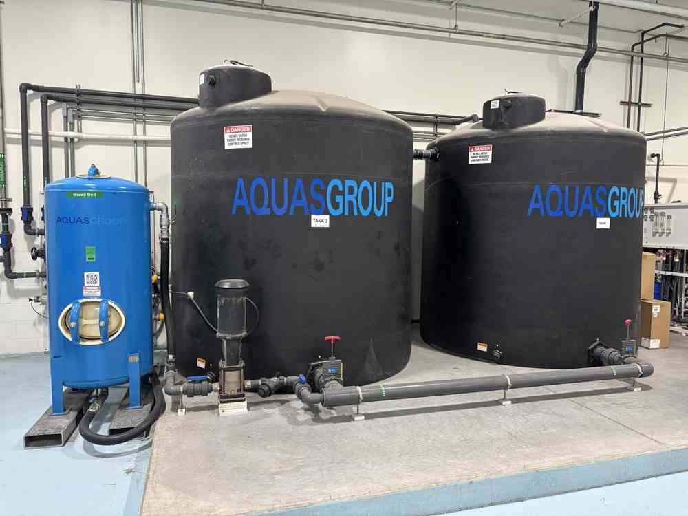 80 GPM Aquas Group DI/RO System