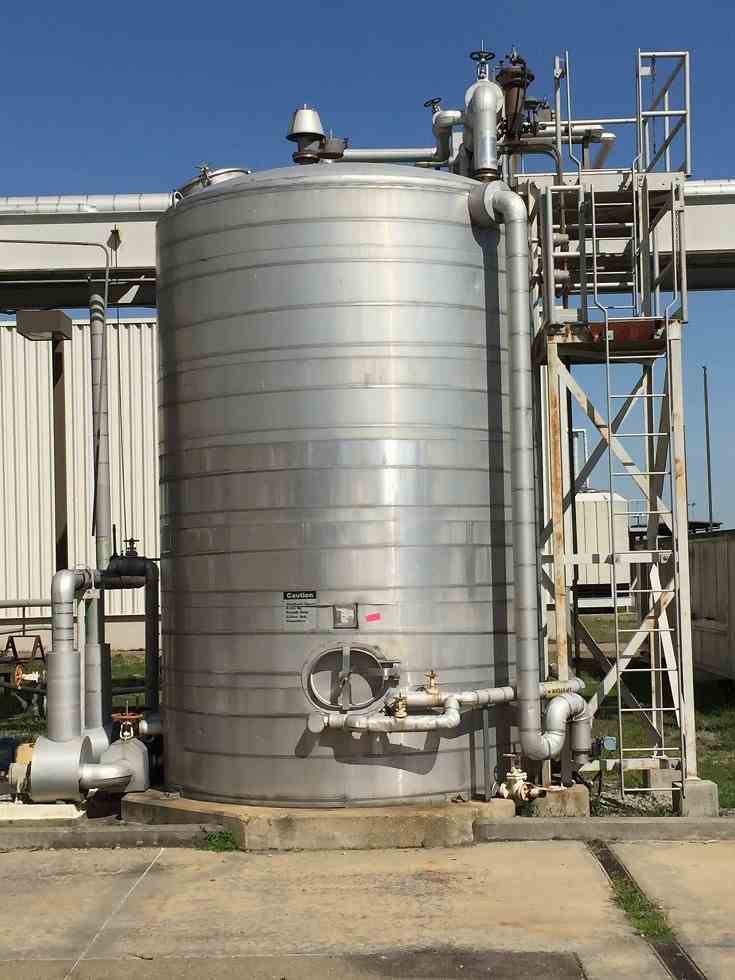 8000 Gal Precision Stainless Inc Stainless Steel Tank 12165 New