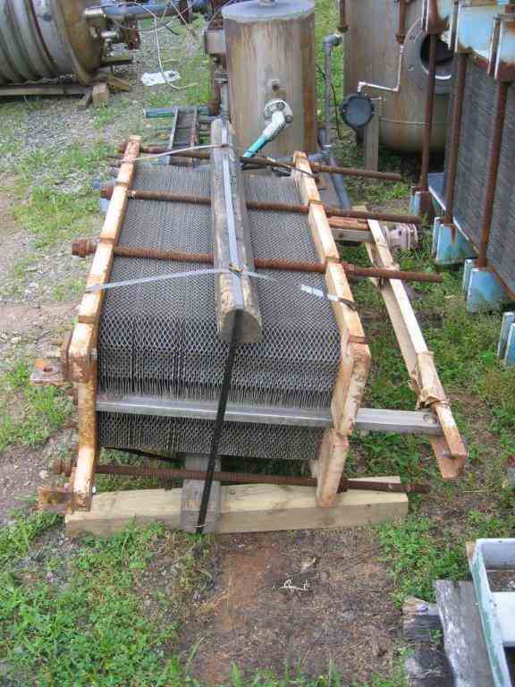 96 Sq Ft Graham Stainless Steel Plate Heat Exchanger 5273 New Used and Surplus Equipment